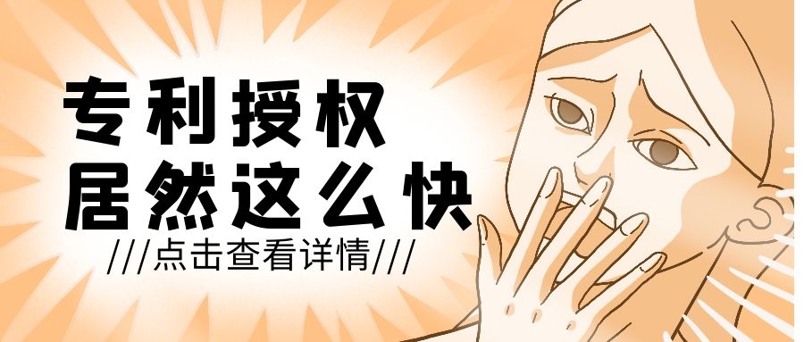 10個(gè)月獲得專利授權(quán)， 兩種途徑即刻了解……